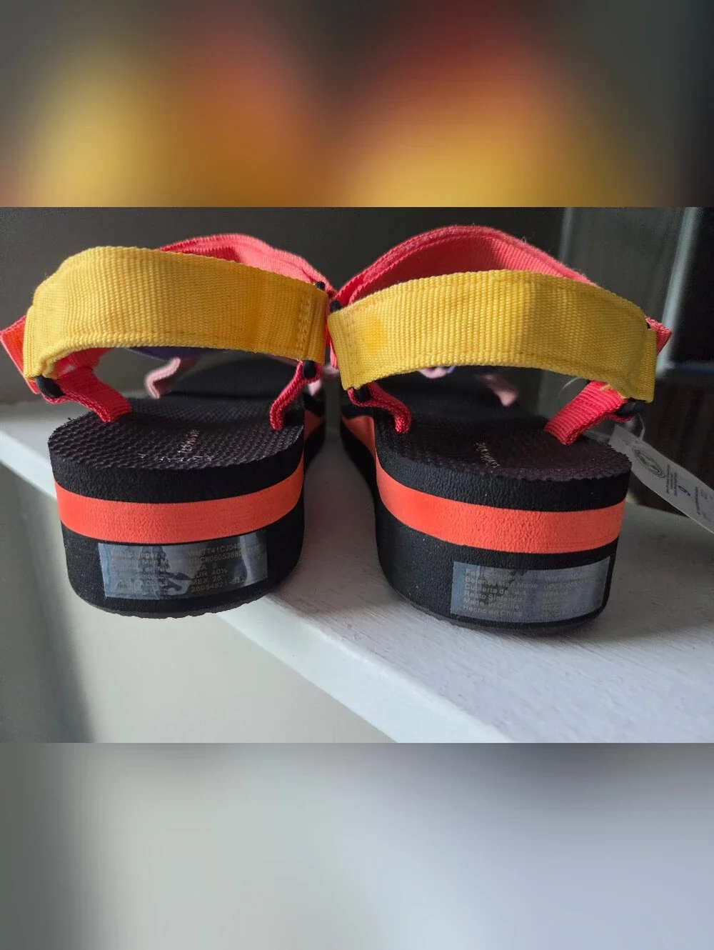 Time & Tru - Platform Wedge Sandals - similar to Tevas - NWT - size 9 - Comfort!